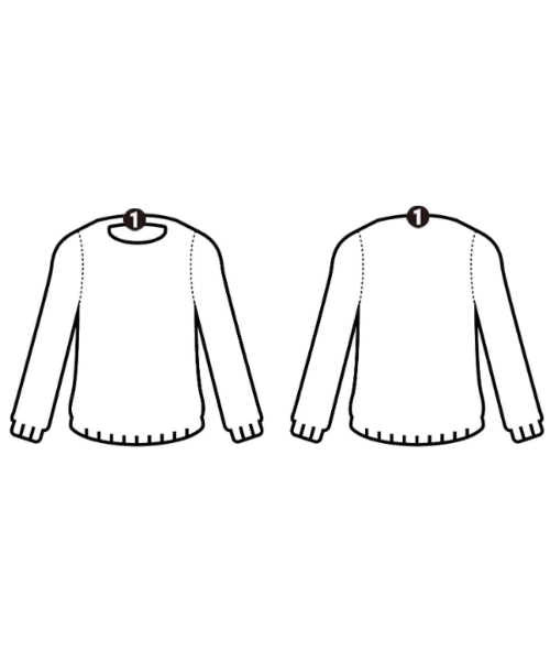 ebure（エブール）ニット・セーター グレー サイズ:F レディース/2200640682088