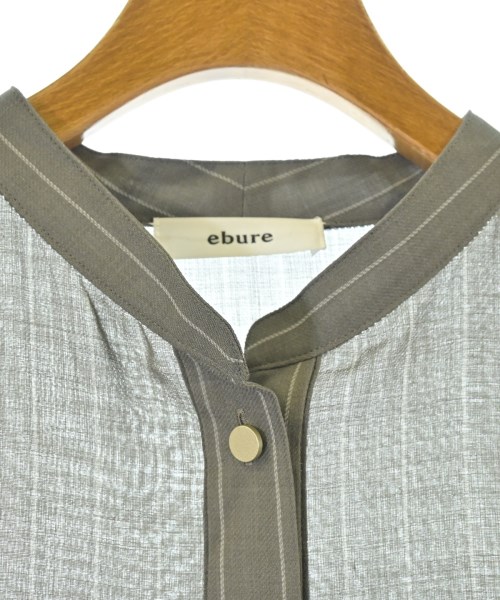 ebure（エブール）シャツワンピース グレー サイズ:38(M位) レディース/2200641437052