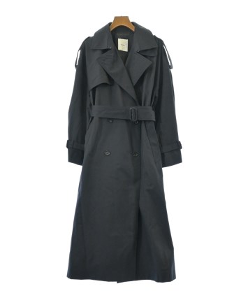 エブール ebureトレンチコート　36 中古・古着通販】ebure (エブール) マナードツイルフレアトレンチ
