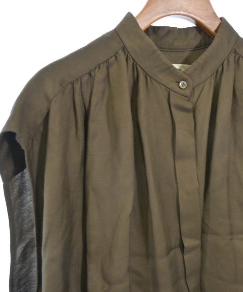 ebure（エブール）カジュアルシャツ カーキ サイズ:38(M位) レディース/2200641878053