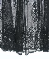 ebure（エブール）ロング・マキシ丈スカート 黒 サイズ:36(S位) レディース/2200640715403