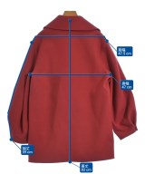 ebure（エブール）ステンカラーコート 赤 サイズ:36(S位) レディース/2200643221024