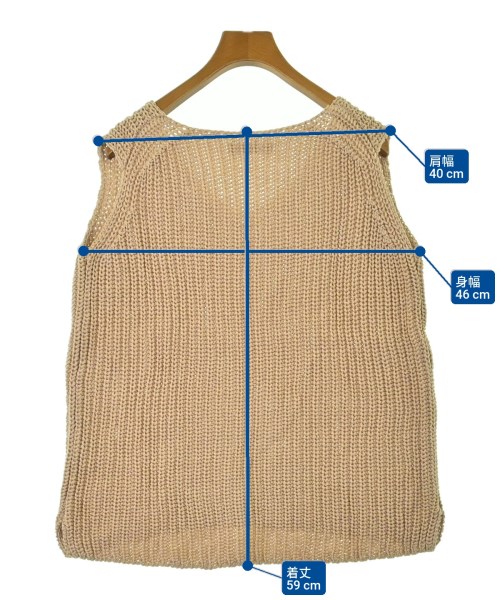 ebure（エブール）ベスト ベージュ サイズ:-(M位) レディース/2200622558011