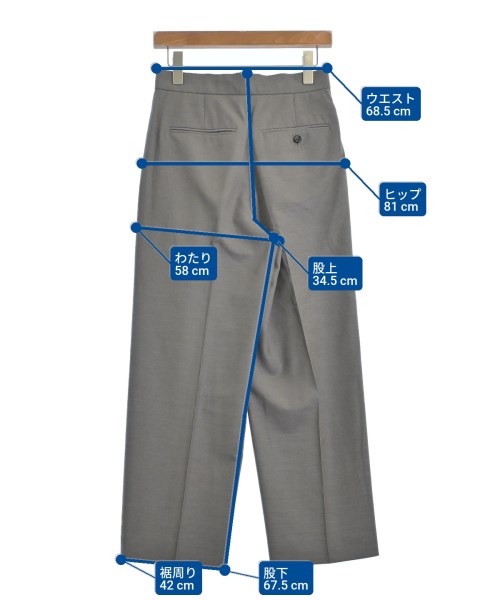 ebure（エブール）スラックス グレー サイズ:36(S位) レディース/2200623185018