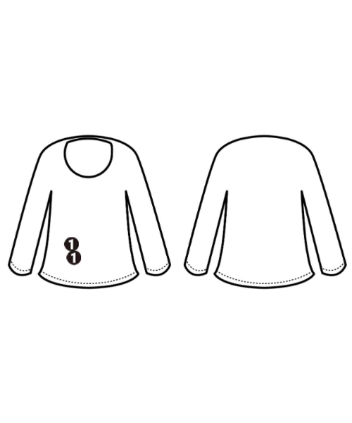 ebure（エブール）ブラウス 白 サイズ:38(M位) レディース/2200624904120