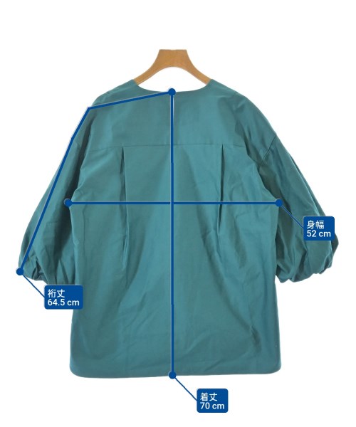 ebure（エブール）ブラウス 緑 サイズ:38(M位) レディース/2200616602072