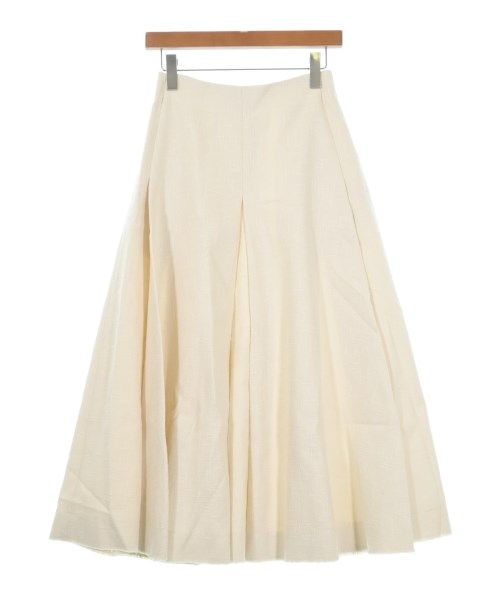 ebure(エブール)ロング・マキシ丈スカート 白 サイズ:36(S位)/2200631134169