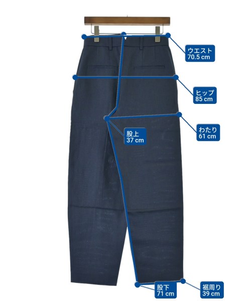 ebure（エブール）スラックス 紺 サイズ:38(M位) レディース/2200631134251