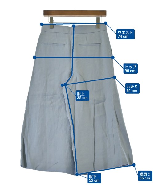 ebure（エブール）スラックス 青 サイズ:38(M位) レディース/2200631134282