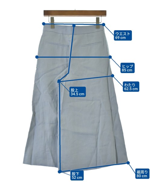 ebure（エブール）スラックス 青 サイズ:36(S位) レディース/2200631134299