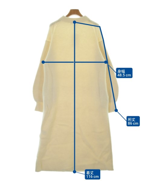 ebure（エブール）ワンピース 白 サイズ:38(M位) レディース/2200631134596