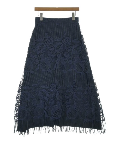 ebure（エブール）ロング・マキシ丈スカート 紺 サイズ:38(M位) レディース/2200631135159