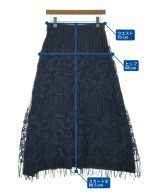ebure（エブール）ロング・マキシ丈スカート 紺 サイズ:38(M位) レディース/2200631135159