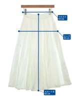 ebure（エブール）ロング・マキシ丈スカート 白 サイズ:36(S位) レディース/2200631135203