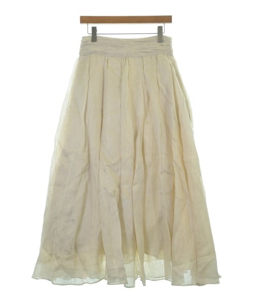 ebure（エブール）ロング・マキシ丈スカート 白 サイズ:38(M位) レディース/2200631135289