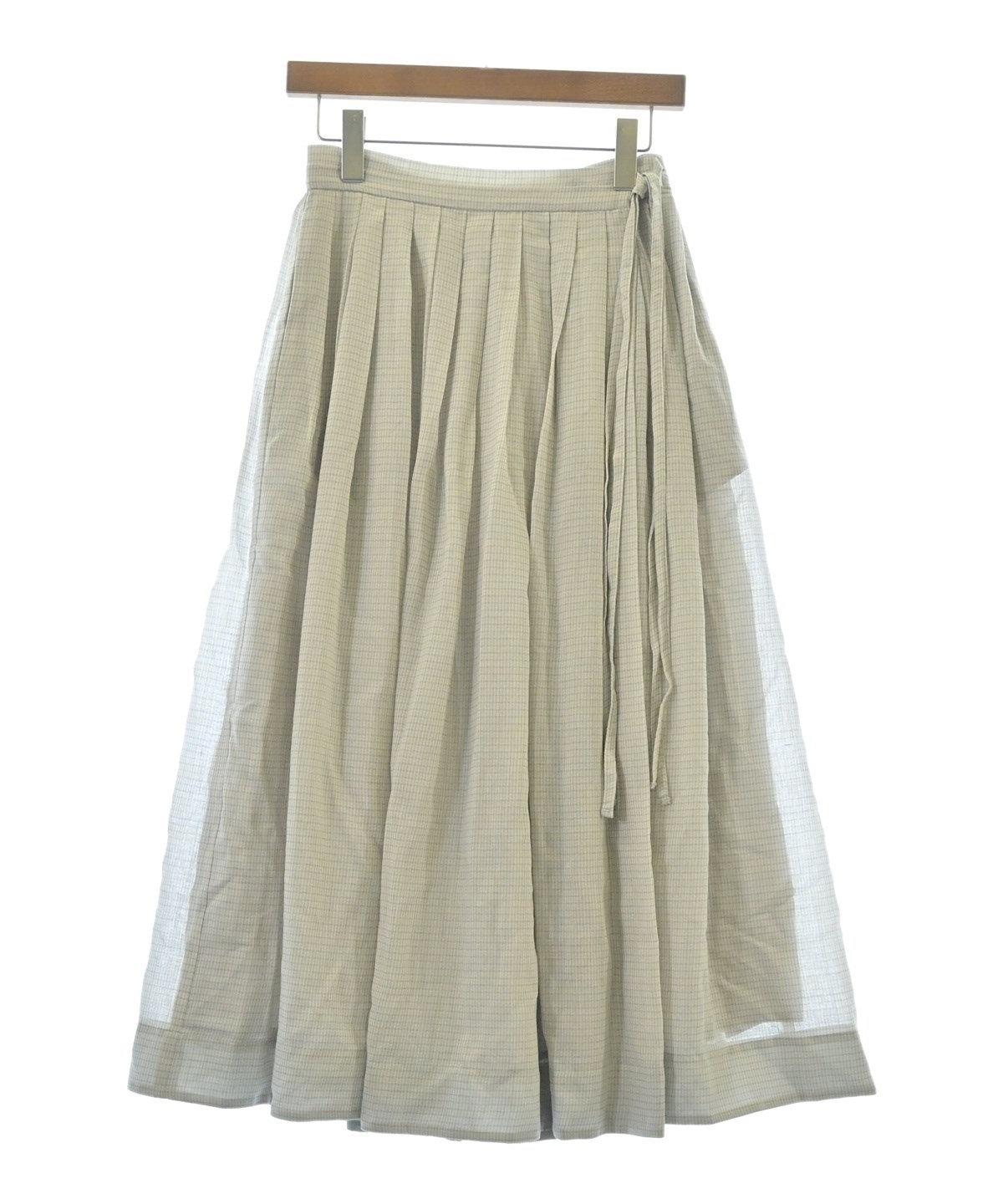 ebure（エブール）ロング・マキシ丈スカート グレー サイズ:36(S位