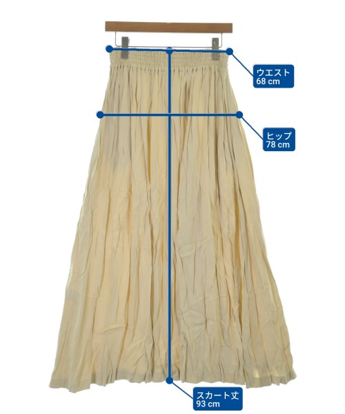 ebure（エブール）ロング・マキシ丈スカート ベージュ サイズ:38(M位) レディース/2200631135364
