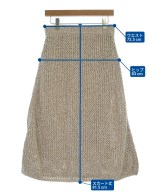 ebure（エブール）ロング・マキシ丈スカート 茶 サイズ:38(M位) レディース/2200631136149