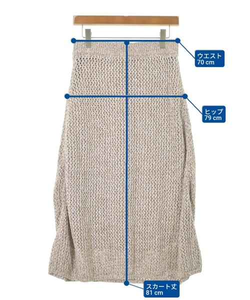 ebure（エブール）ロング・マキシ丈スカート ベージュ サイズ:-(M位) レディース/2200631136323