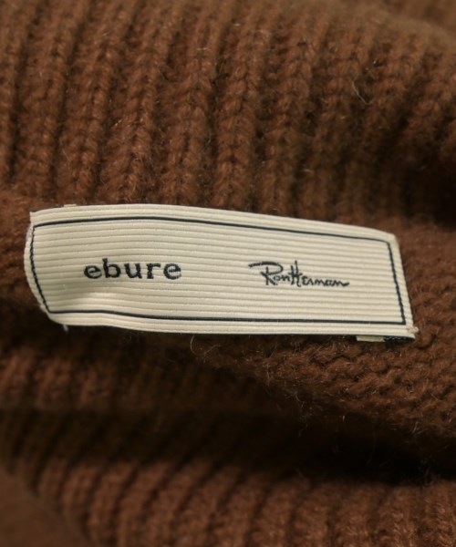 ebure（エブール）ニット・セーター 茶 サイズ:38(M位) レディース/2200631136651