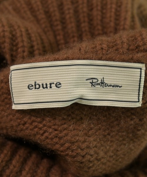 ebure（エブール）ニット・セーター 茶 サイズ:38(M位) レディース/2200631136668