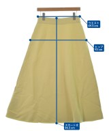 ebure（エブール）ロング・マキシ丈スカート 黄 サイズ:38(M位) レディース/2200631136934