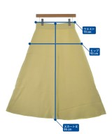 ebure（エブール）ロング・マキシ丈スカート 黄 サイズ:38(M位) レディース/2200631136941