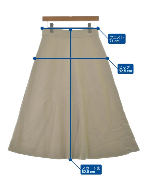 ebure（エブール）ロング・マキシ丈スカート ベージュ サイズ:38(M位) レディース/2200631138013