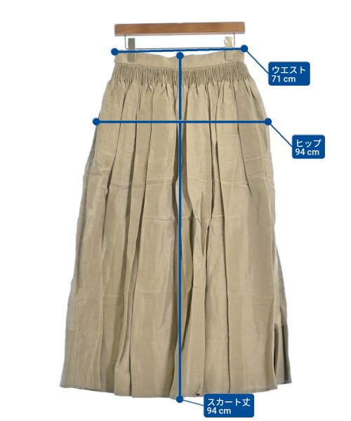 ebure（エブール）ロング・マキシ丈スカート ベージュ サイズ:38(M位) レディース/2200631138594