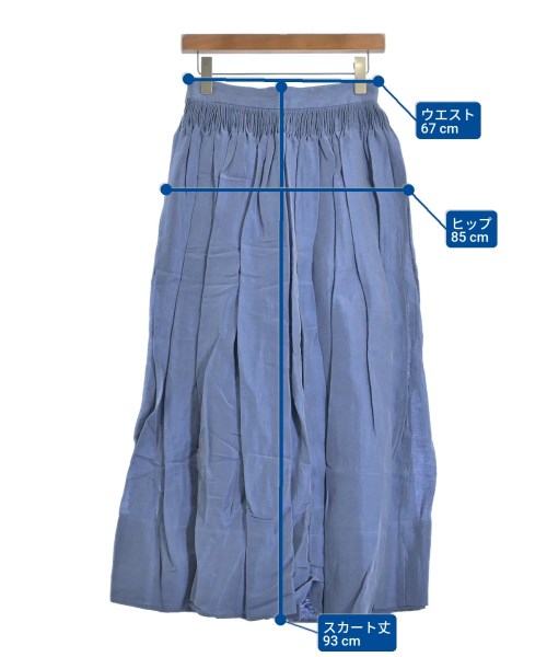 ebure（エブール）ロング・マキシ丈スカート 紫 サイズ:36(S位) レディース/2200631138631