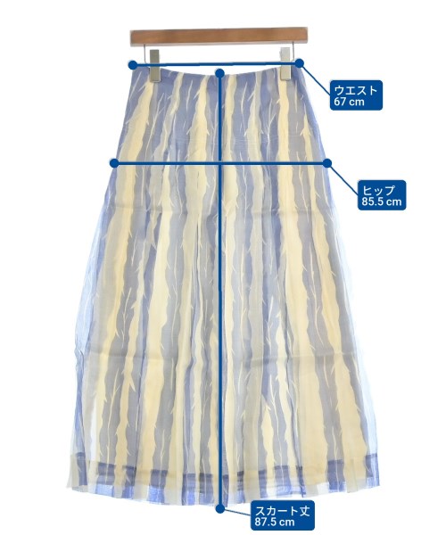 ebure（エブール）ロング・マキシ丈スカート ベージュ サイズ:36(S位) レディース/2200631138655