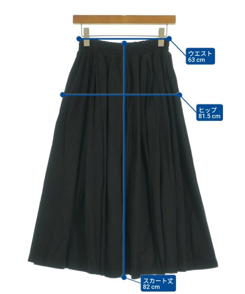 ebure（エブール）ロング・マキシ丈スカート 黒 サイズ:36(S位) レディース/2200631138679