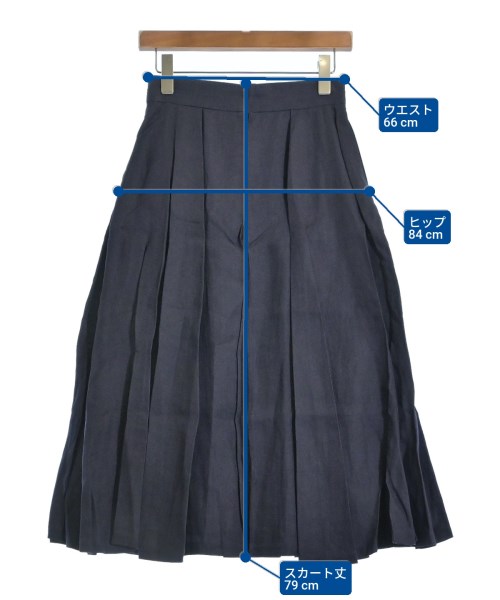 ebure（エブール）ロング・マキシ丈スカート 紺 サイズ:36(S位) レディース/2200631138686