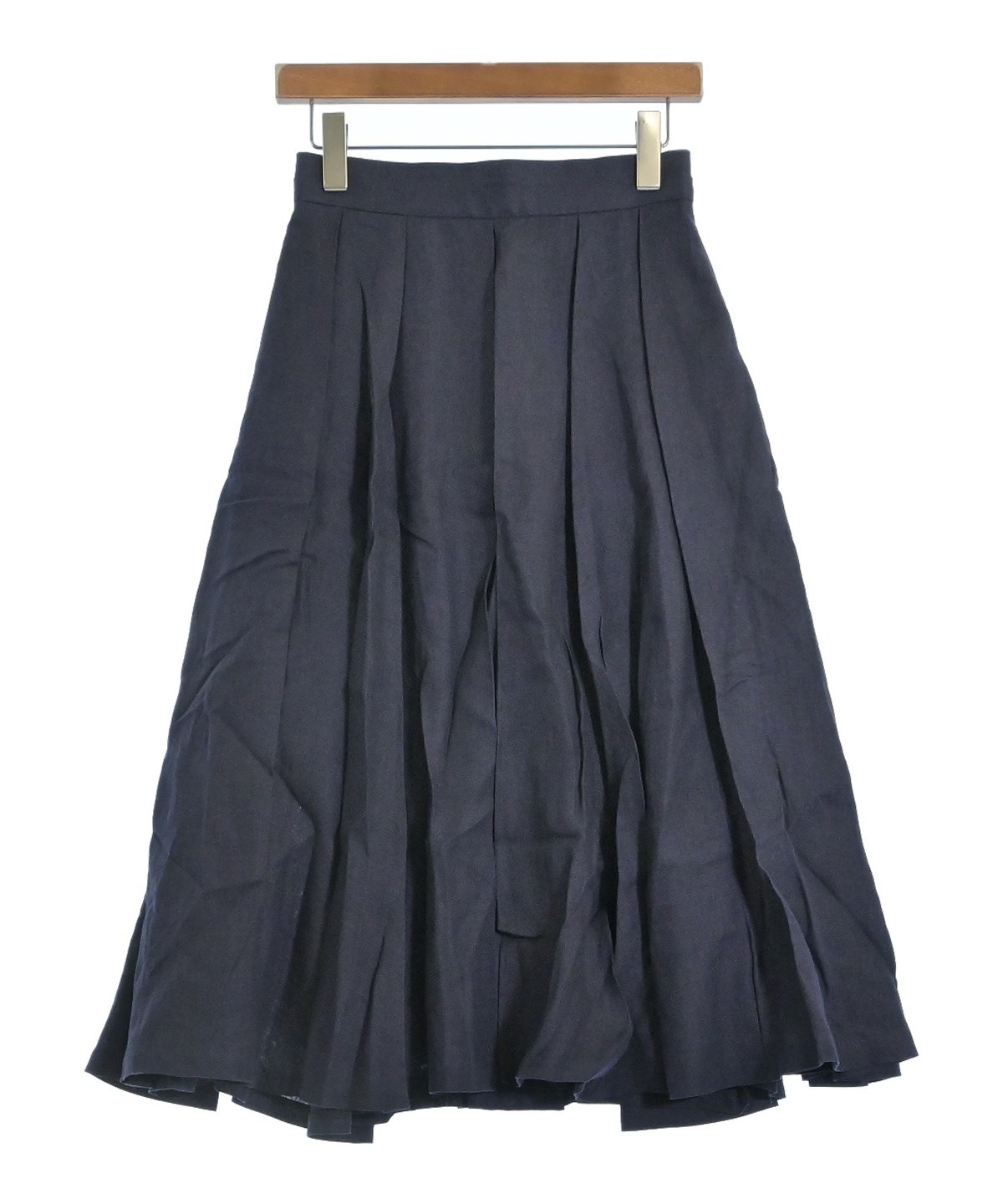 ebure エブール　ロングスカート 36 ebure（エブール）ロング・マキシ丈スカート 紺 サイズ:36(S位