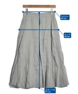 ebure（エブール）ロング・マキシ丈スカート グレー サイズ:38(M位) レディース/2200631138716