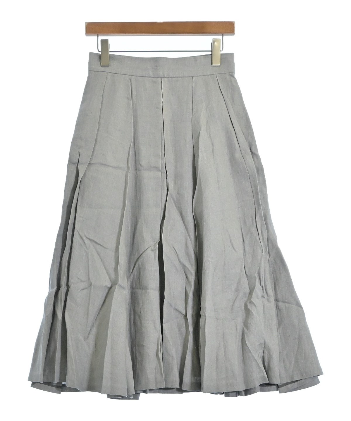 エブール　ウールシルク　プリーツ　ロングスカート　グレー　38サイズ 楽天市場】ebure エブール プリーツロングスカート グレー 【中古