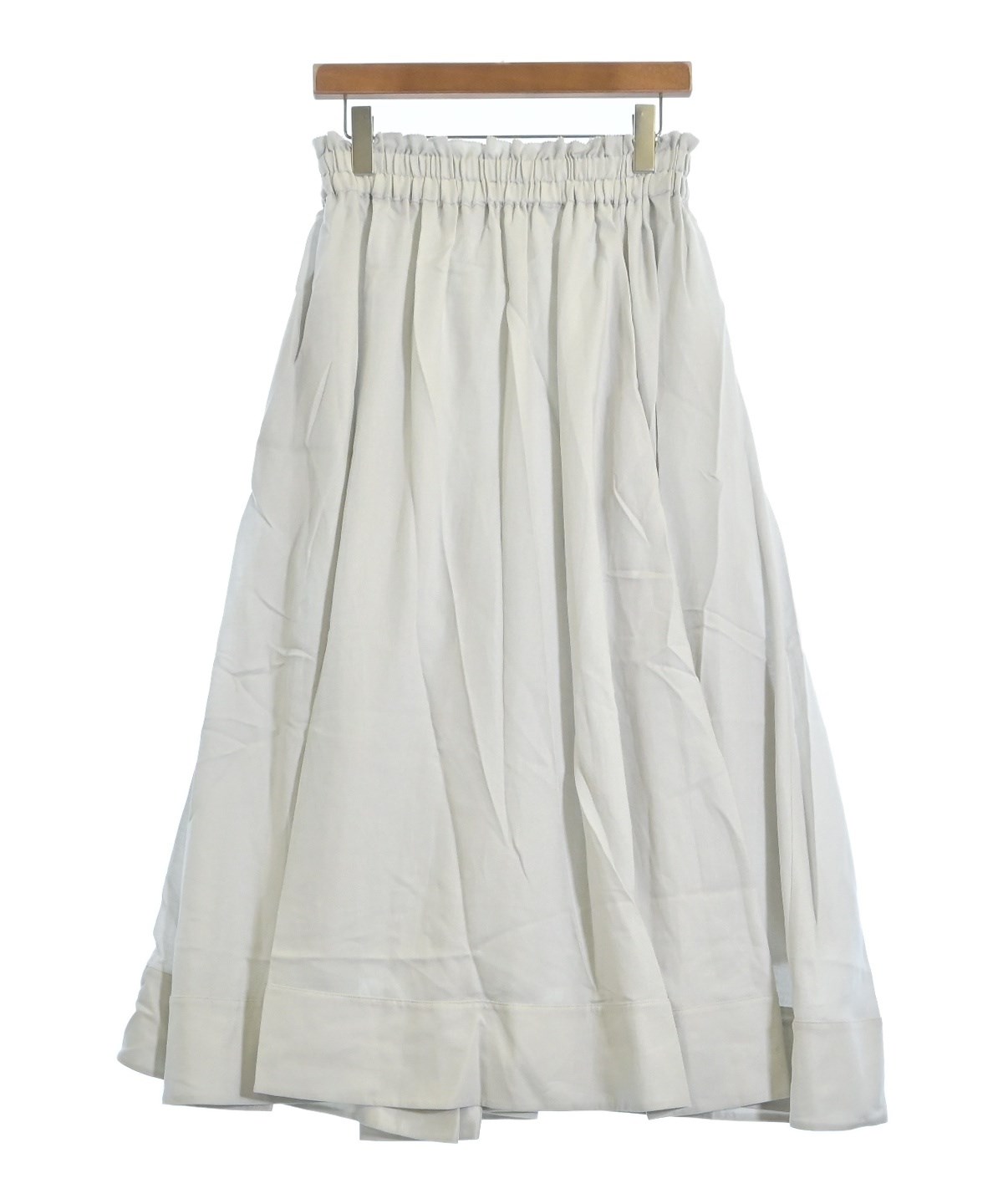 ebure（エブール）ロング・マキシ丈スカート グレー サイズ:38(M位