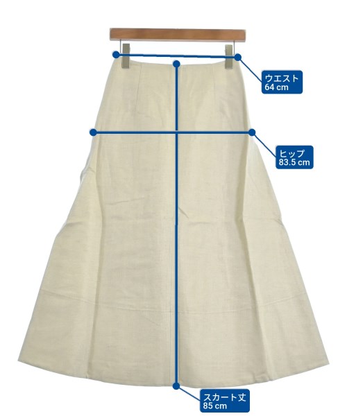 ebure（エブール）ロング・マキシ丈スカート ベージュ サイズ:36(S位) レディース/2200631138778