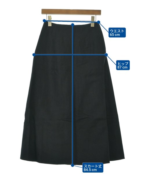 ebure（エブール）ロング・マキシ丈スカート 黒 サイズ:36(S位) レディース/2200631138785