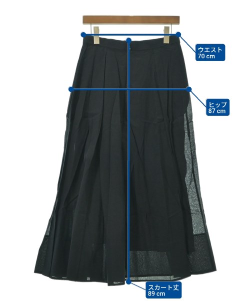 ebure（エブール）ロング・マキシ丈スカート 黒 サイズ:40(M位) レディース/2200631138822