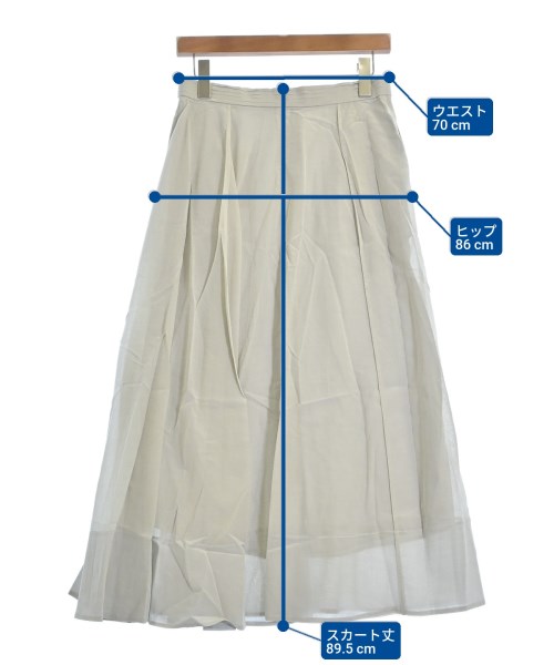 ebure（エブール）ロング・マキシ丈スカート グレー サイズ:40(M位) レディース/2200631138839