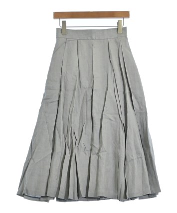 ebure（エブール）ロング・マキシ丈スカート グレー サイズ:36(S位