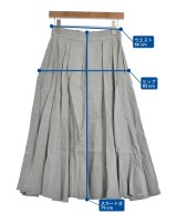 ebure（エブール）ロング・マキシ丈スカート グレー サイズ:36(S位) レディース/2200631138884