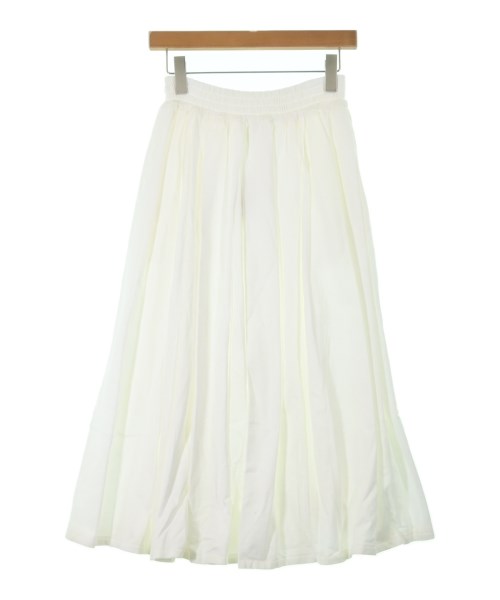 ebure(エブール)ロング・マキシ丈スカート 白 サイズ:36(S位)/2200631138907