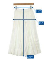 ebure（エブール）ロング・マキシ丈スカート 白 サイズ:36(S位) レディース/2200631138907