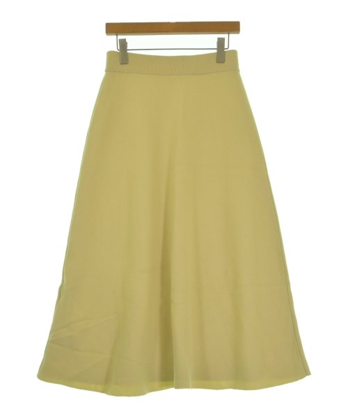 ebure（エブール）ロング・マキシ丈スカート 黄 サイズ:38(M位) レディース/2200631139201