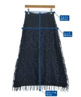 ebure（エブール）ロング・マキシ丈スカート 紺 サイズ:38(M位) レディース/2200631142270