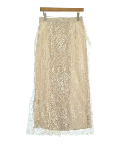 ebure（エブール）ロング・マキシ丈スカート ベージュ サイズ:38(M位) レディース/2200631142287