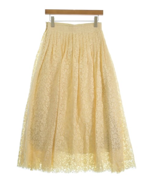 ebure（エブール）ロング・マキシ丈スカート 黄 サイズ:38(M位) レディース/2200631142331