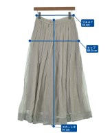 ebure（エブール）ロング・マキシ丈スカート グレー サイズ:38(M位) レディース/2200631142393